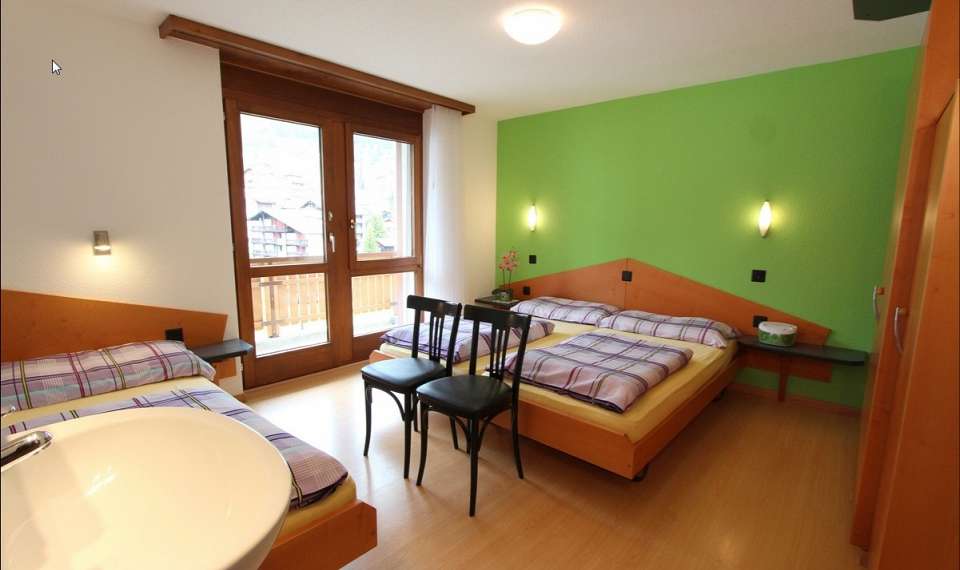 Appartmenthaus Golf - Saas-Fee - Švica - zakonska spalnica