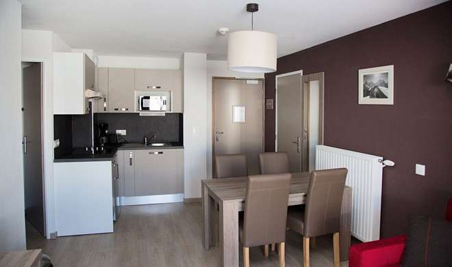 Residence prestige Front de Neige - Plagne - Francija - SKIFUN - kuhinjska niša