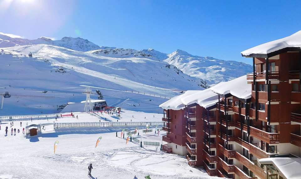 Val Thorens Le Cheval Blanc smučišče ob hiši
