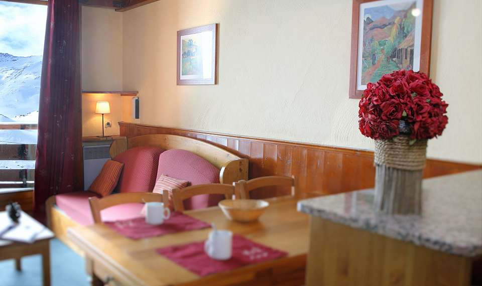 Val Thorens Le Cheval Blanc dnevni prostor
