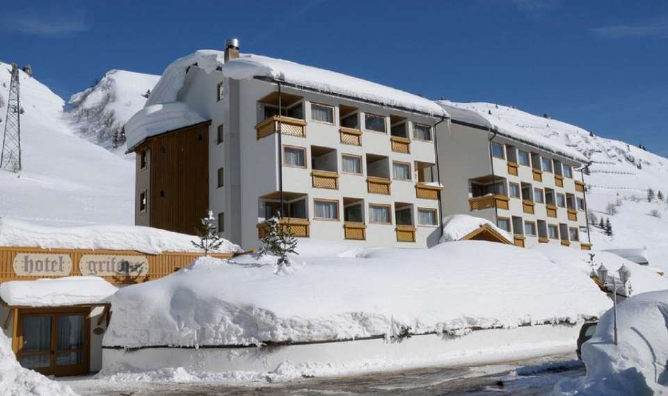 Arabbba Passo Campolongo Hotel Grifone sneg