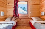 Le Grand Panorama II - Valmeinier - Francija - SKIFUN - postelja v spalnici