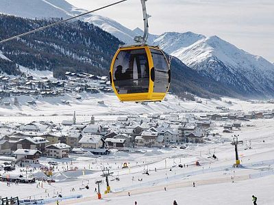 Livigno ugodno smučanje gondola